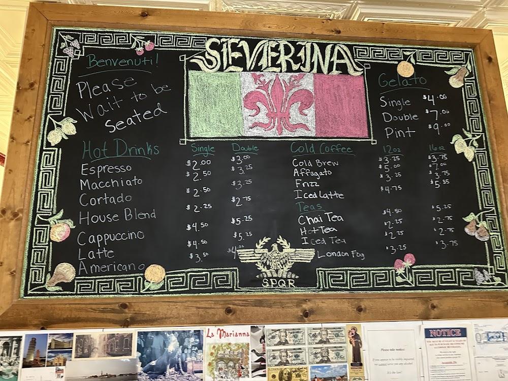 Severina Restaurant and Bar Menu image 1